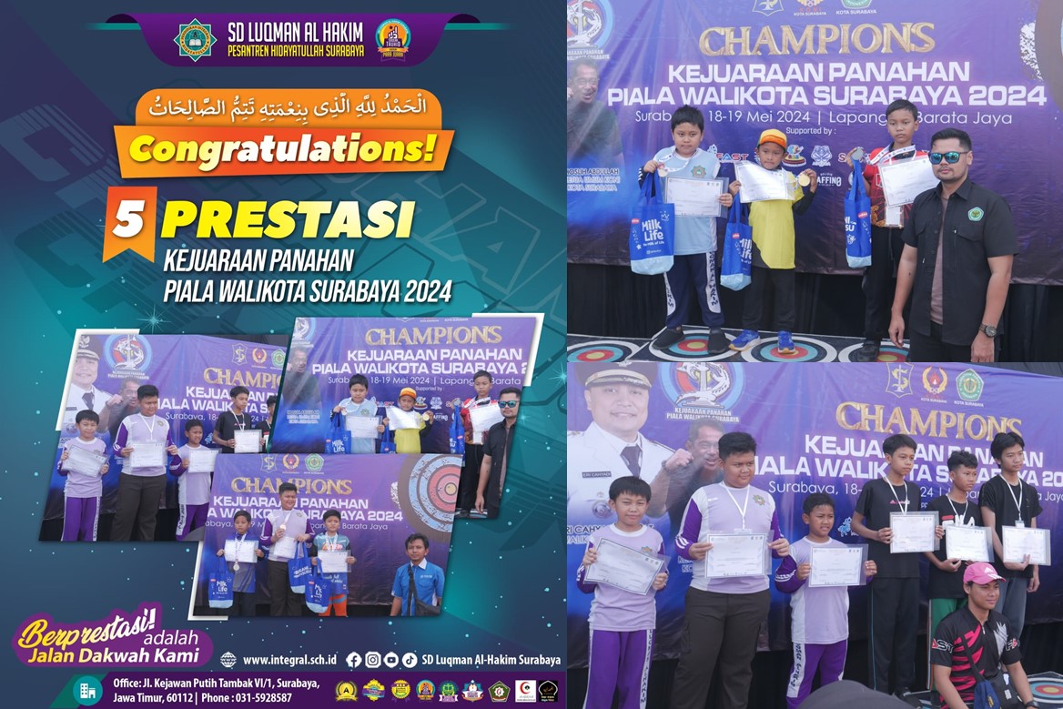 Raih 5 Prestasi di Kejuaraan Panahan Piala Walikota Surabaya 2024